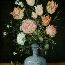 Пазл: Цветы в вазе Ван-Ли 