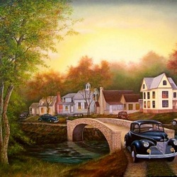 Пазл: Отъезд на работу 