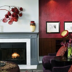 Пазл: Комната с камином