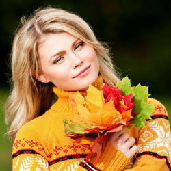 Пазл: Девушка Осень