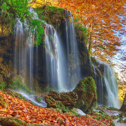Пазл: Осенний водопад