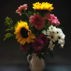 Пазл: Цветы осени