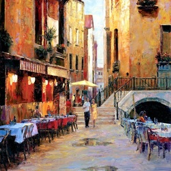 Пазл: Уличный ресторан