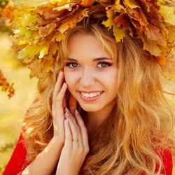 Пазл: Девушка Осень