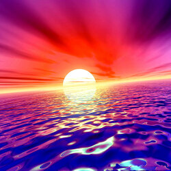 Пазл: Морской закат   