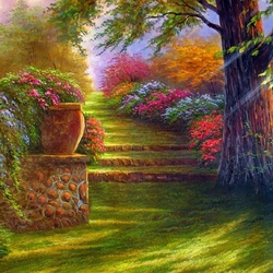 Пазл: В райском саду