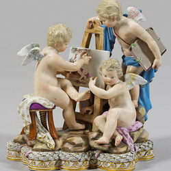 Пазл: Фарфоровая статуэтка