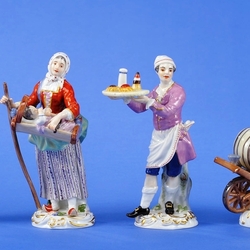 Пазл: Фарфоровые статуэтки