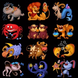 Пазл: Знаки Зодиака