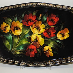 Пазл: Жостовский поднос