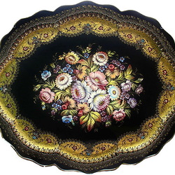 Пазл: Жостовский поднос