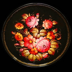Пазл: Жостовский поднос