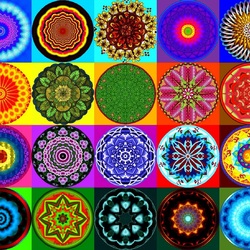 Пазл: Мандалы