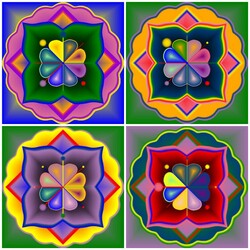 Пазл: Мандалы