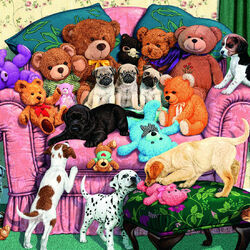 Пазл: Пушистые друзья