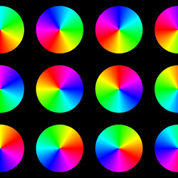 Пазл: 12 цветных дисков