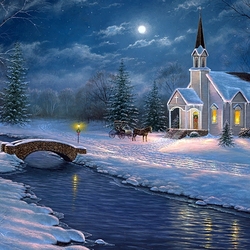 Пазл: Рождественская служба