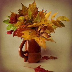 Пазл: Букет осенних листьев