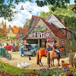 Пазл: Конная прогулка