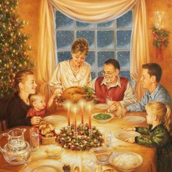 Пазл: Рождественский ужин