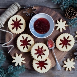 Пазл: Печенье и варенье