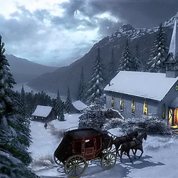 Пазл: Зимний пейзаж