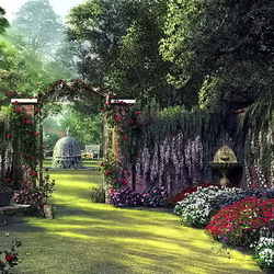 Пазл: Уголок в парке