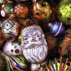 Пазл: Санта для ёлки