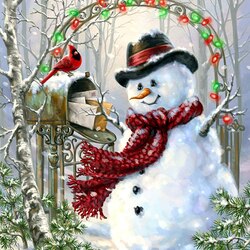 Пазл: Поздравления с Рождеством