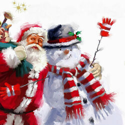 Пазл: Зимние гости