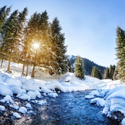 Пазл: Зимняя река