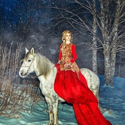 Пазл: Всадница