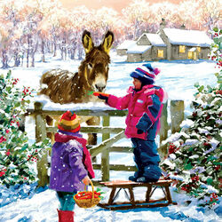 Пазл: Принесли подарок