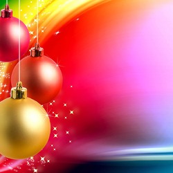 Пазл: Новогодние шары
