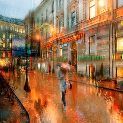 Пазл: Дождь в Питере