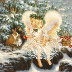 Пазл: Рождественский ангел