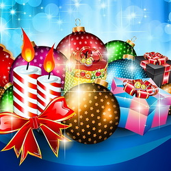 Пазл: Ёлочные украшения