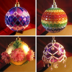 Пазл: Новогодние шары