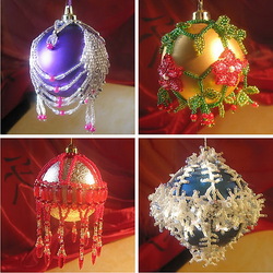 Пазл: Новогодние шары