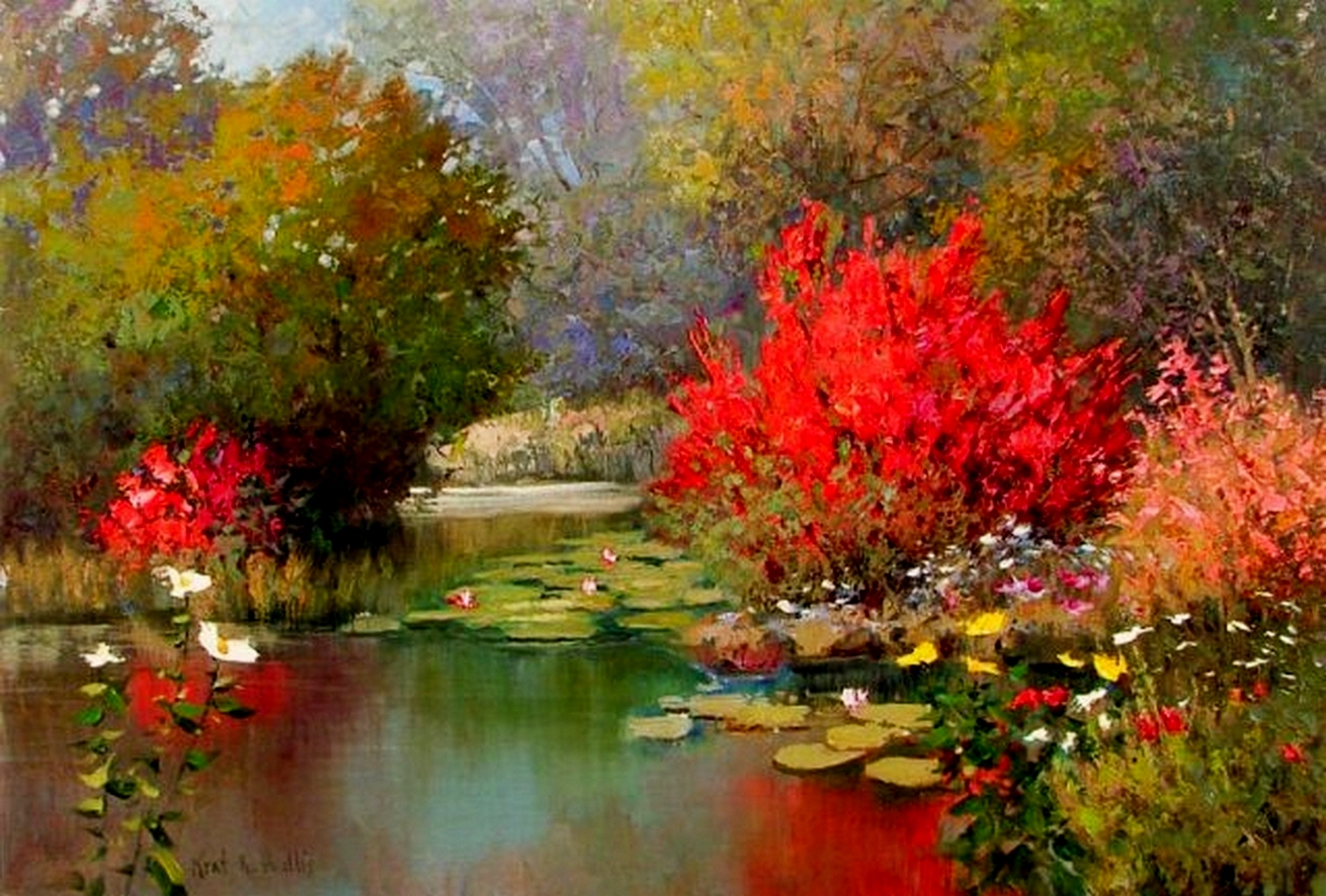 Художник-Импрессионист Кент Уоллис. (Kent r. Wallis