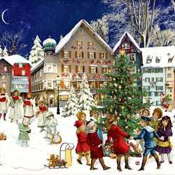 Пазл: Городская елка