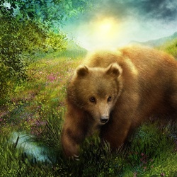 Пазл: Мишка