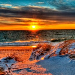 Пазл: Морской закат    