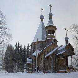 Пазл: Никульчино, церковь Бориса и Глеба