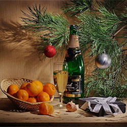 Пазл: Новогодний натюрморт