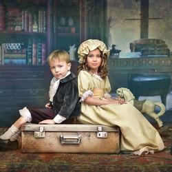 Пазл: Винтажный Новый год