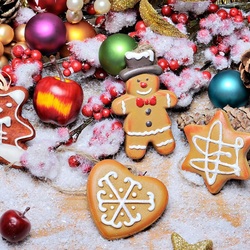 Пазл: Новогодние украшения