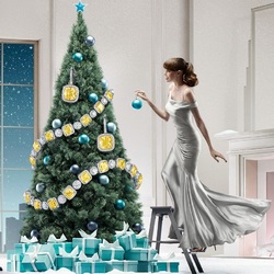 Пазл: Ёлочка от Тиффани