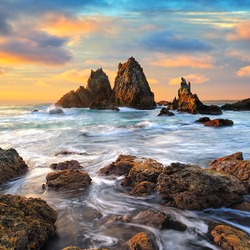 Пазл: Морской закат  