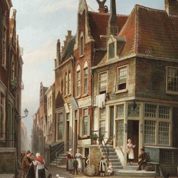 Пазл: Еврейский квартал в Амстердаме 